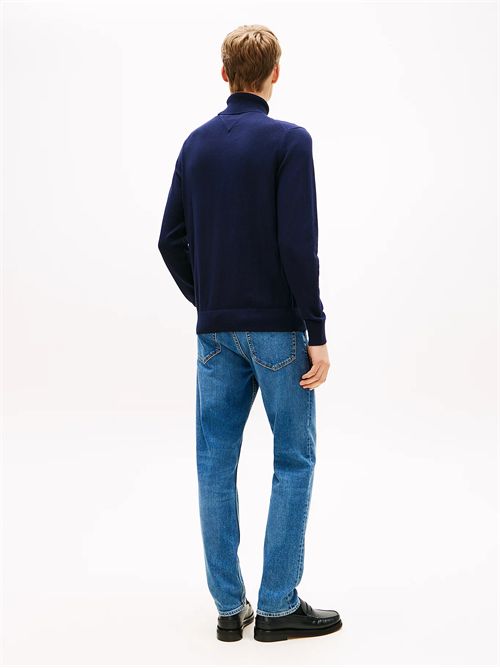 Pullover con cashmere e collo dolcevita TOMMY HILFIGER | MW0MW28048DW5